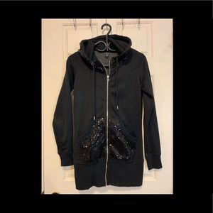 Only: Zip-Up Long Hoodie